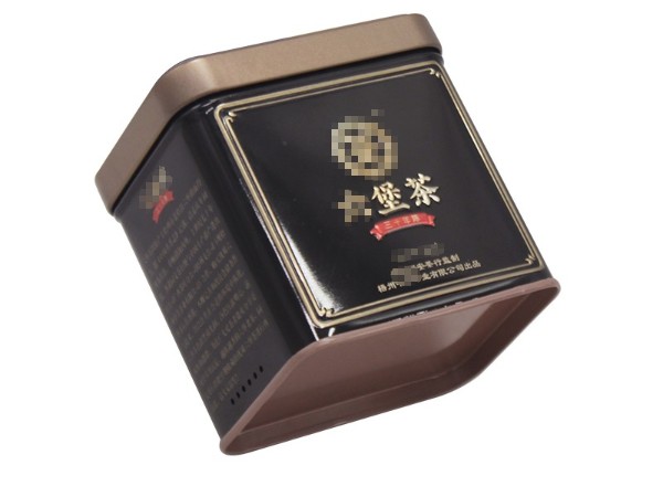 90*70*90mm方形茶叶马口易倍体育中国股份有限公司官网 红茶包装铁皮罐